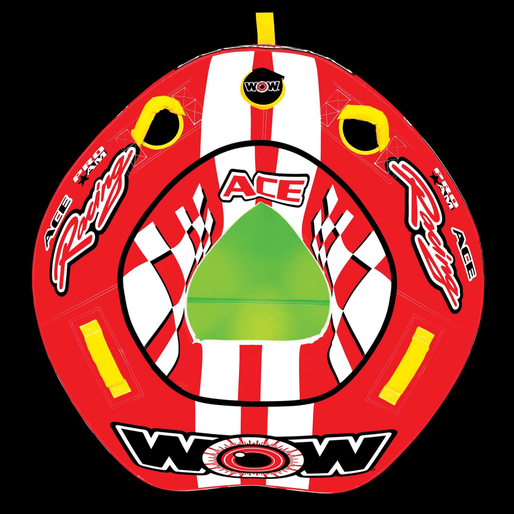 WOW Watersports Ace Racing Boat Tube 1 Person Inflatable Towable Tube