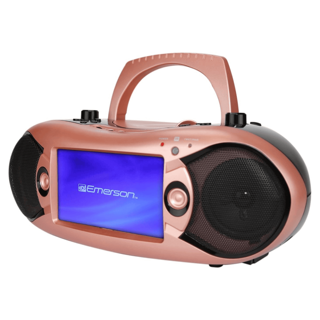 Emerson 7" Bluetooth DVD Boombox Rose Gold - Refurbished