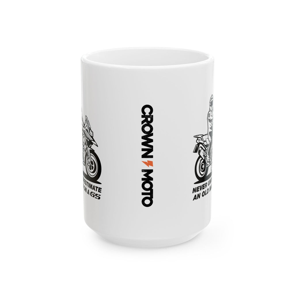 Old Man on a GS Mug - 11oz & 15oz - Perfect Gift for GS Riders