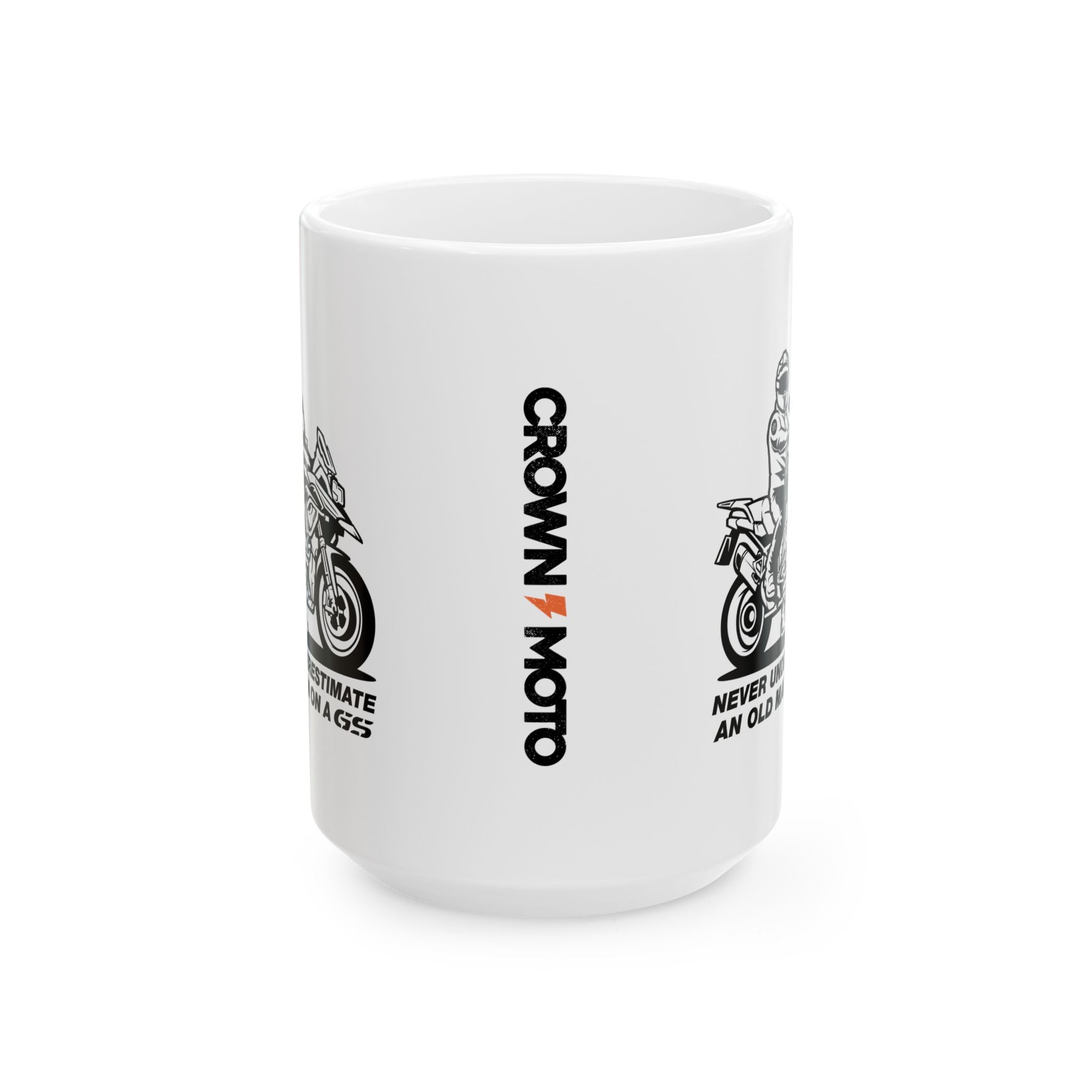 Old Man on a GS Mug - 11oz & 15oz - Perfect Gift for GS Riders