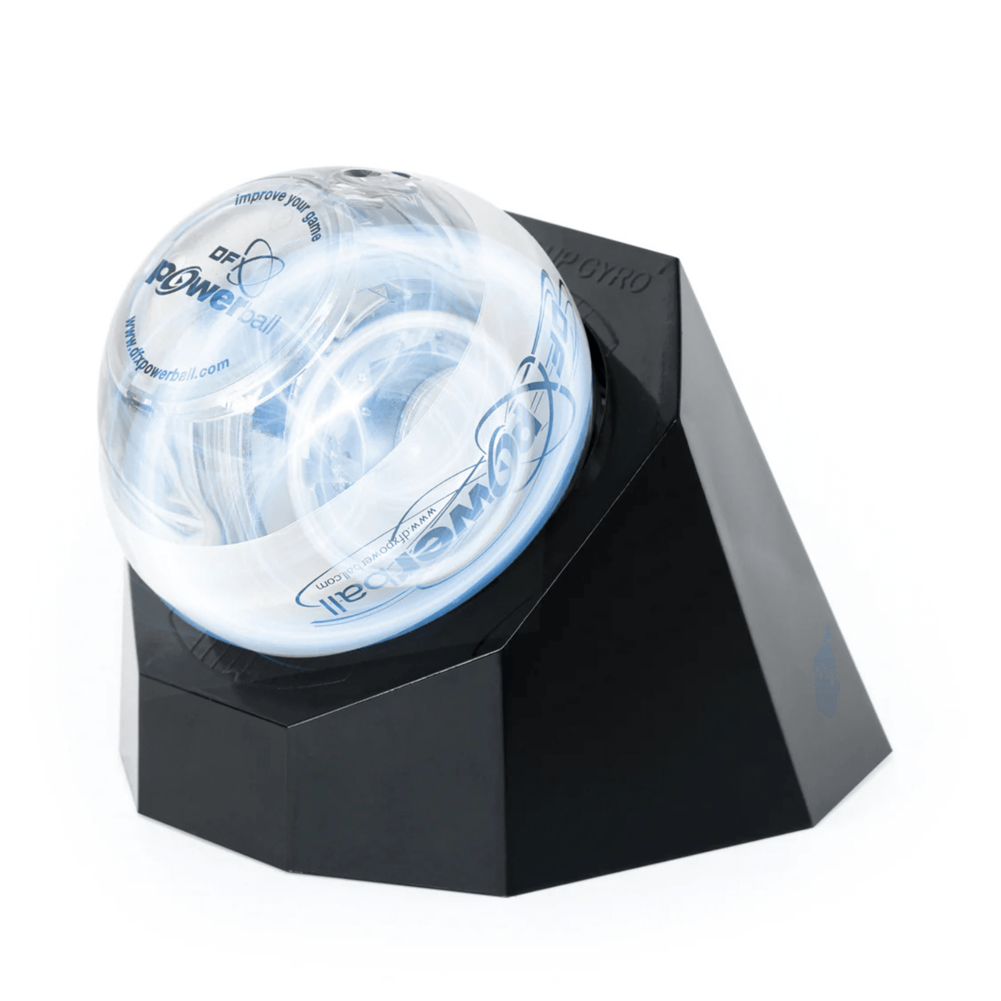 DFX Powerball Platinum Edition Hand Gyroscope Resistance Trainer with Powerdock