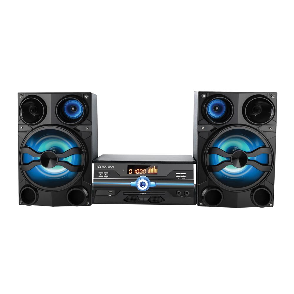 IQ Sound HiFi Multimedia Audio System with Bluetooth and AUX, USB & Mic Inputs