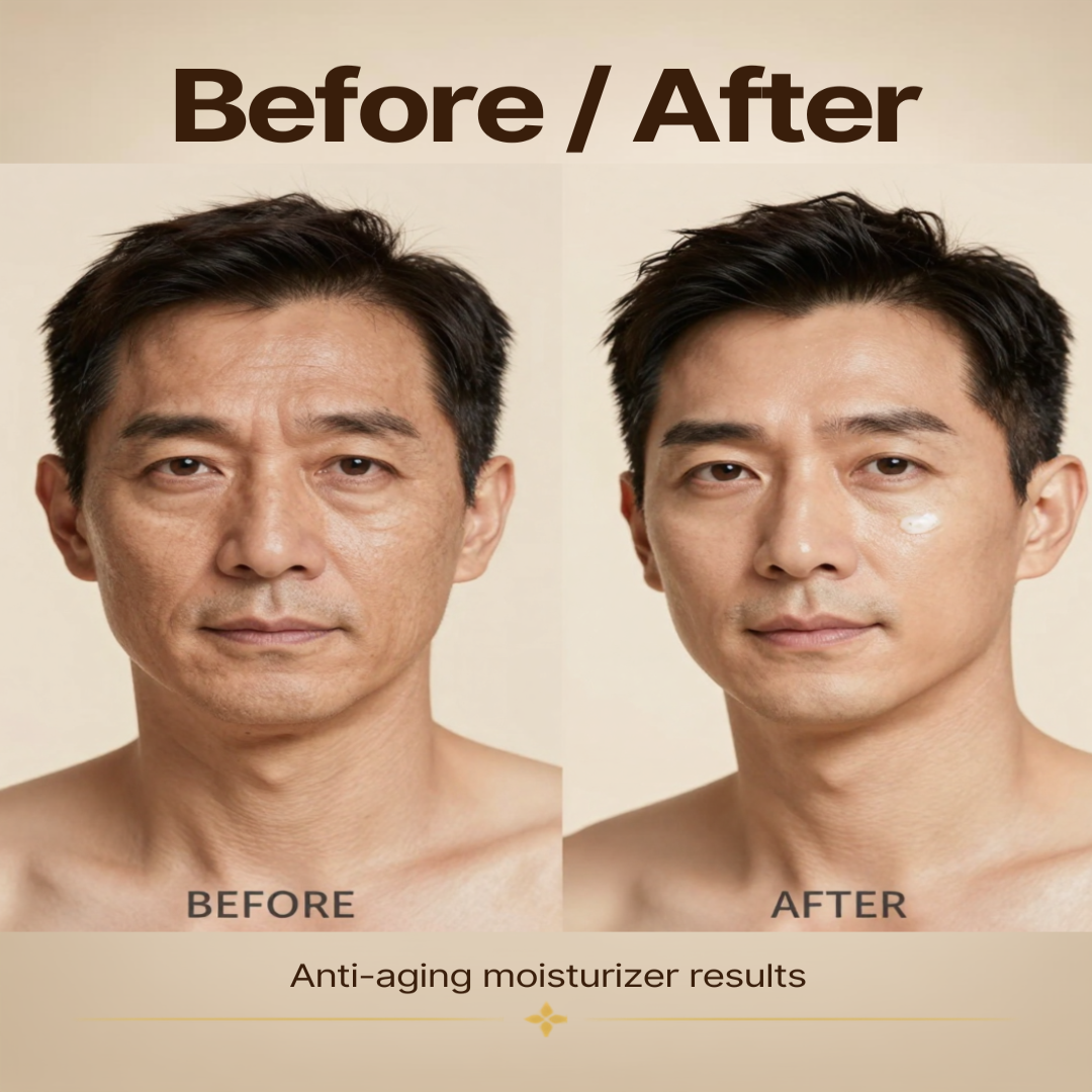 Organic Anti-Aging Facial Moisturizer - FOR MEN