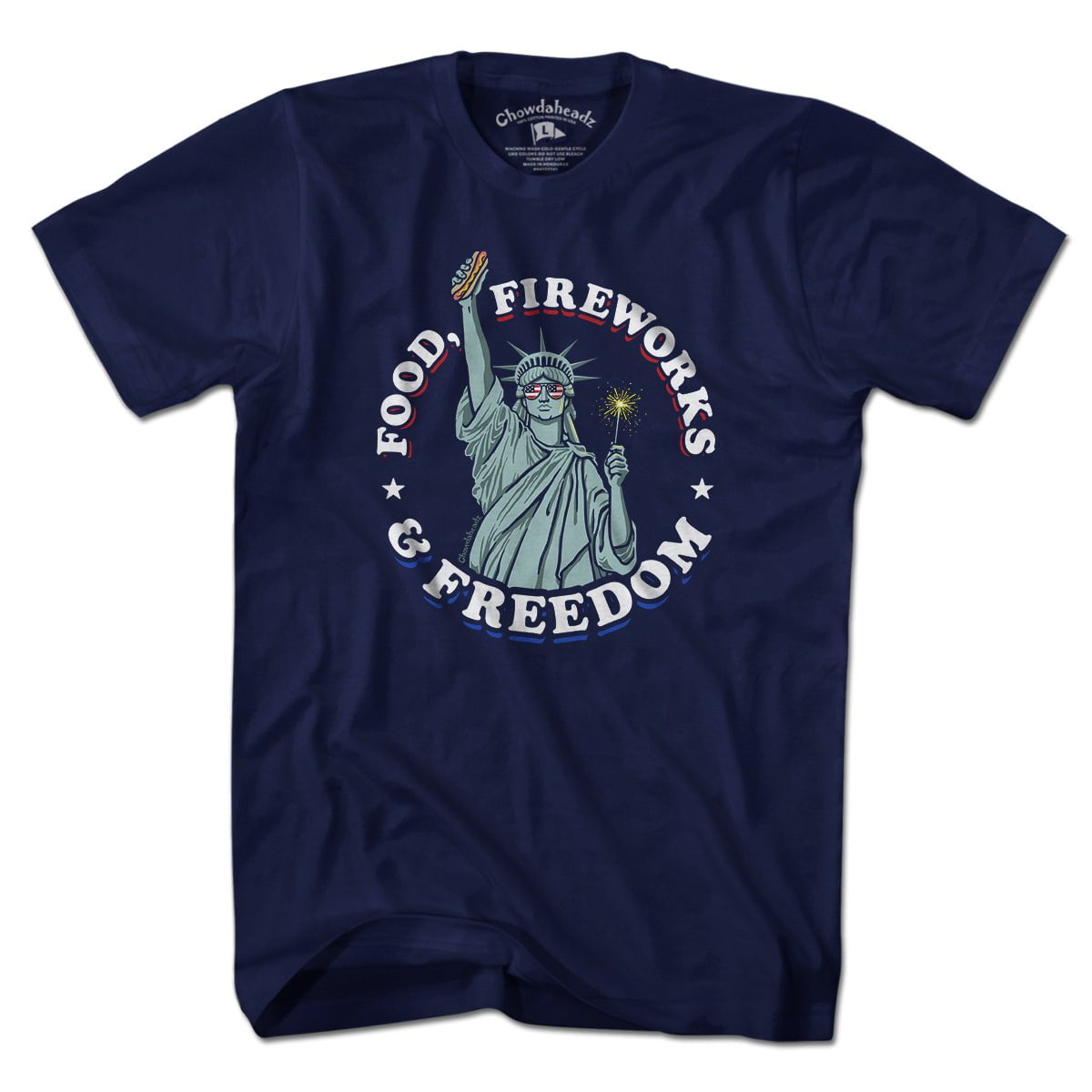 Food Fireworks & Freedom USA T-Shirt