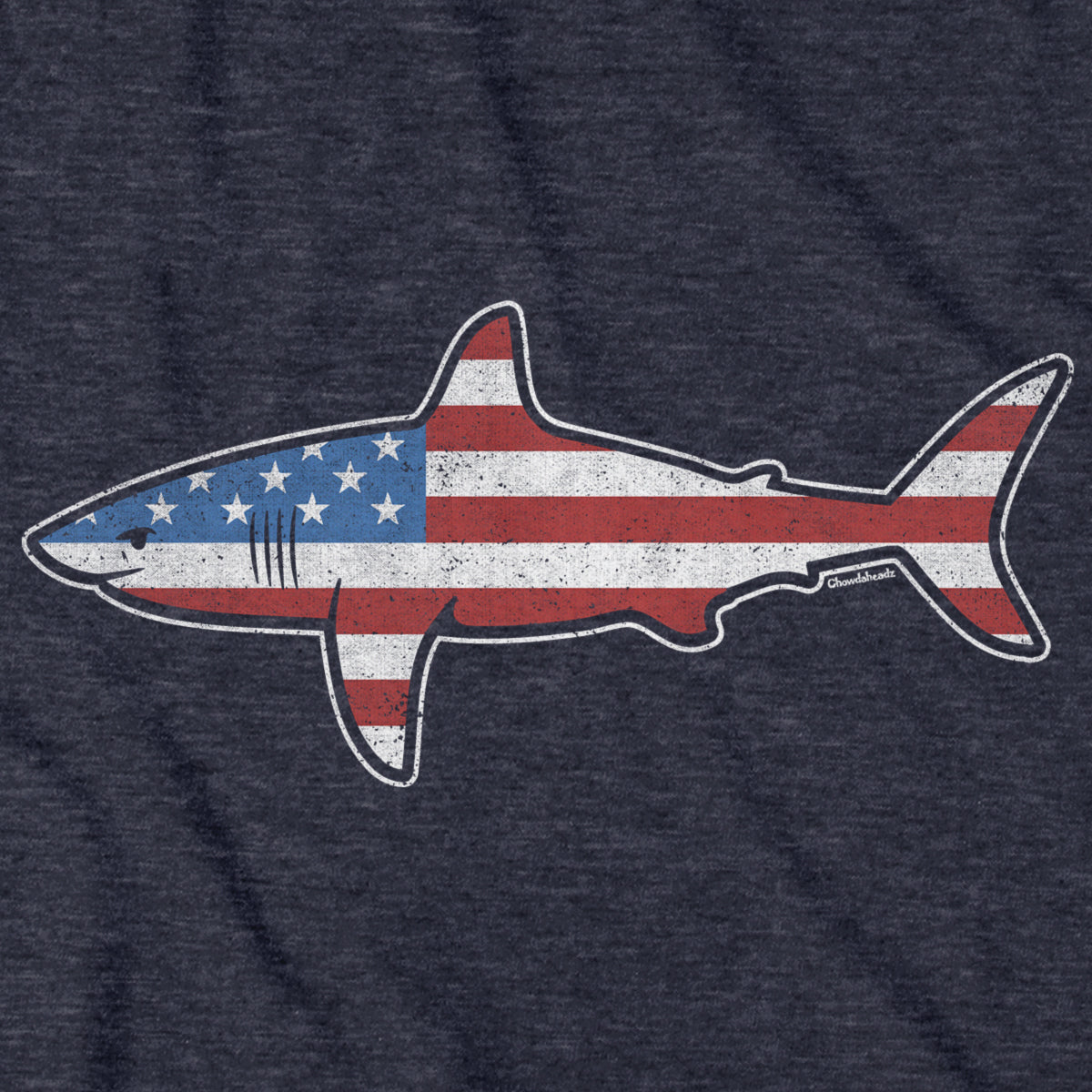 Stars and Stripes USA Shark T-Shirt