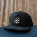 Crown Moto "Legend" Black Snapback Hat