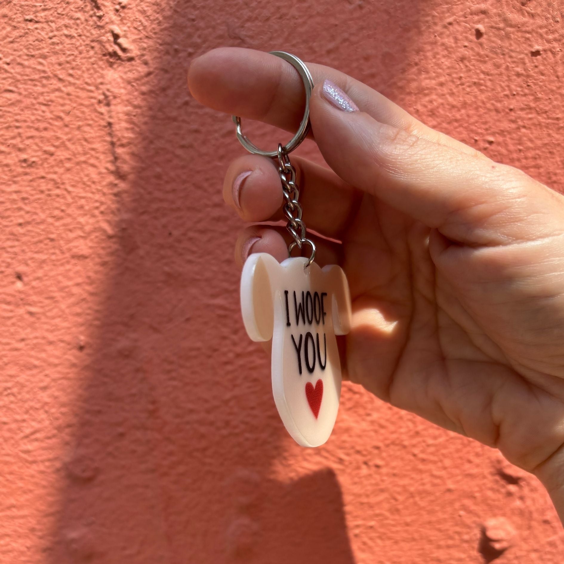 Dog-Themed Acrylic Keychains | 5 Style Options | Rescue Favorite Breed, I Woof You & Puppy Lover