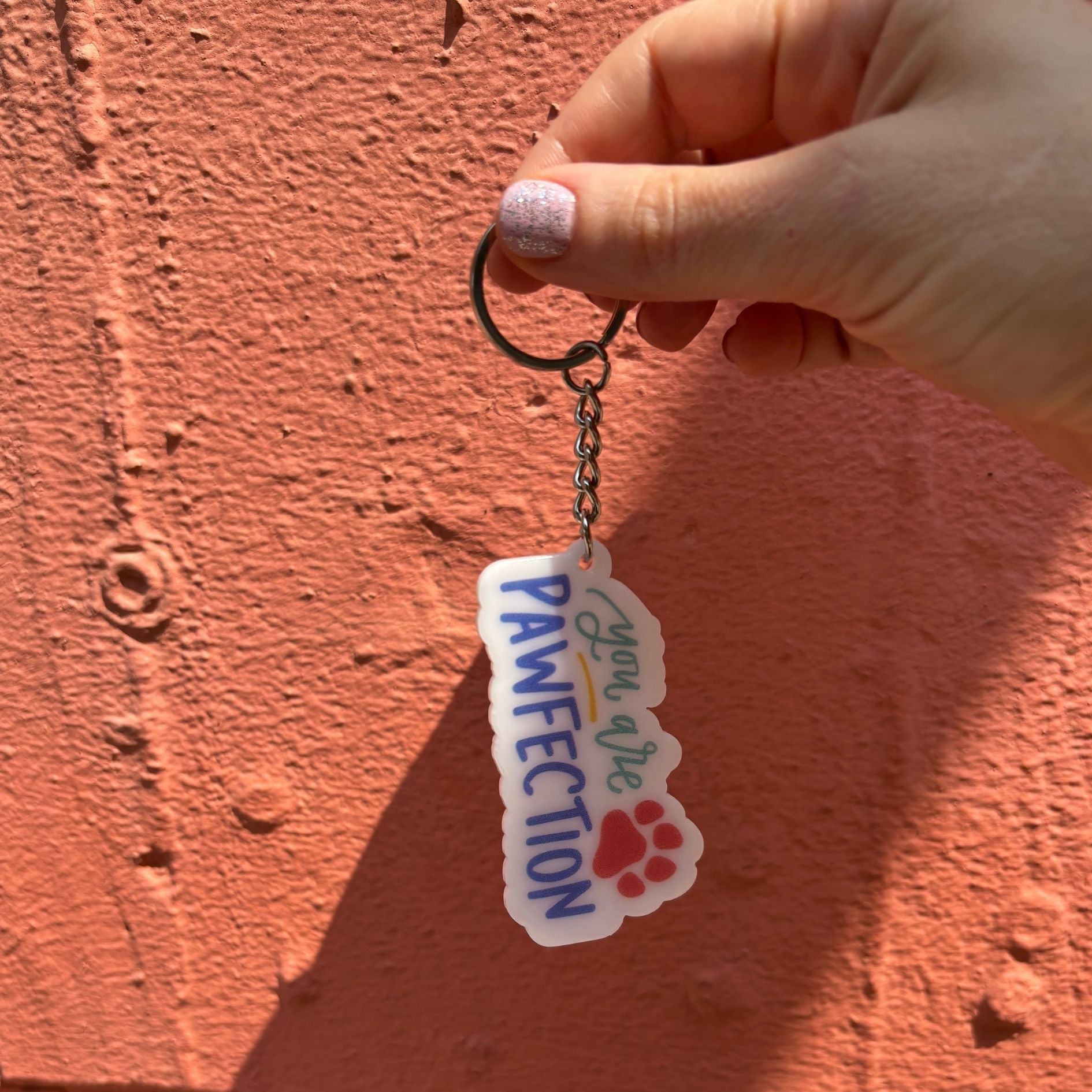 Dog-Themed Acrylic Keychains | 5 Style Options | Rescue Favorite Breed, I Woof You & Puppy Lover