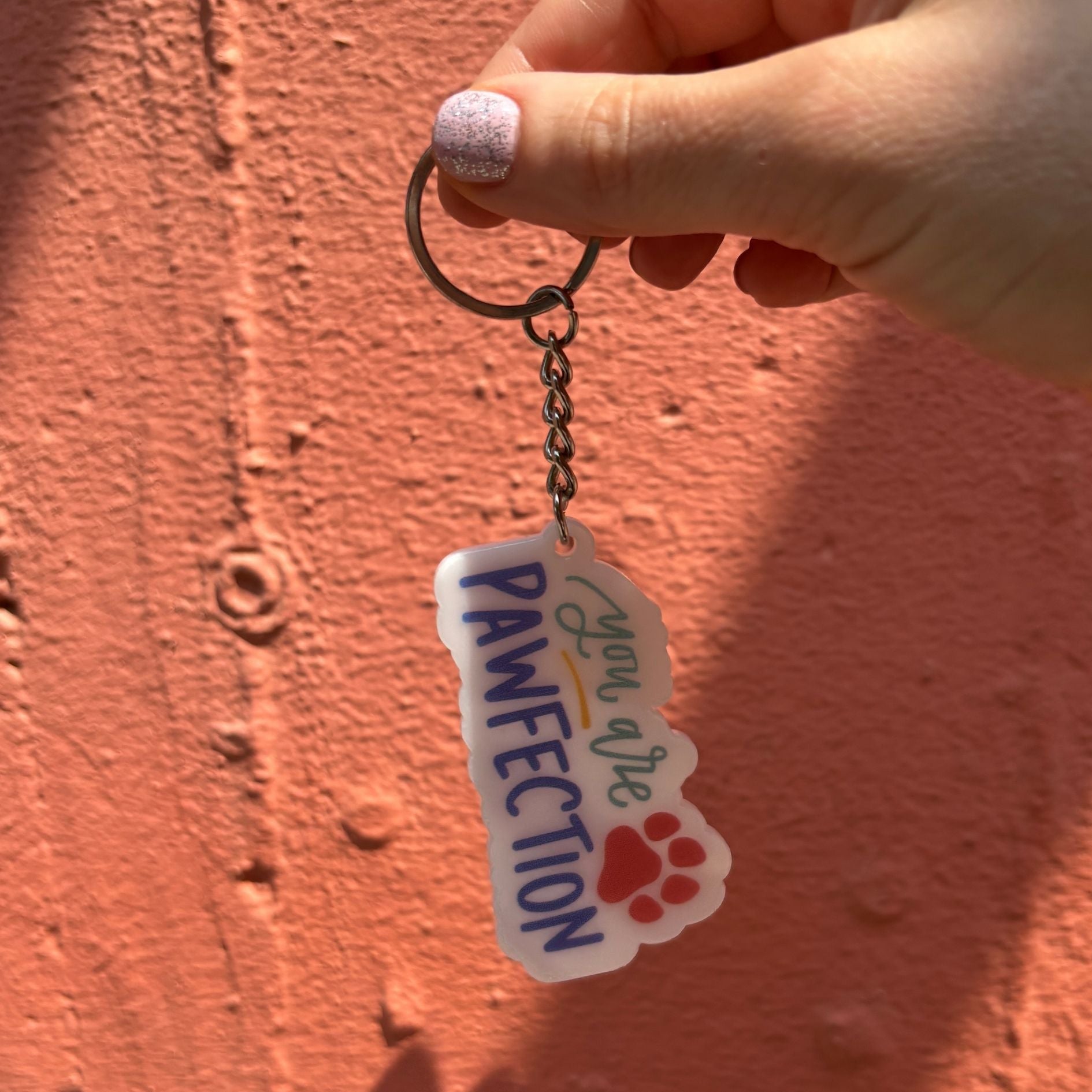 Dog-Themed Acrylic Keychains | 5 Style Options | Rescue Favorite Breed, I Woof You & Puppy Lover