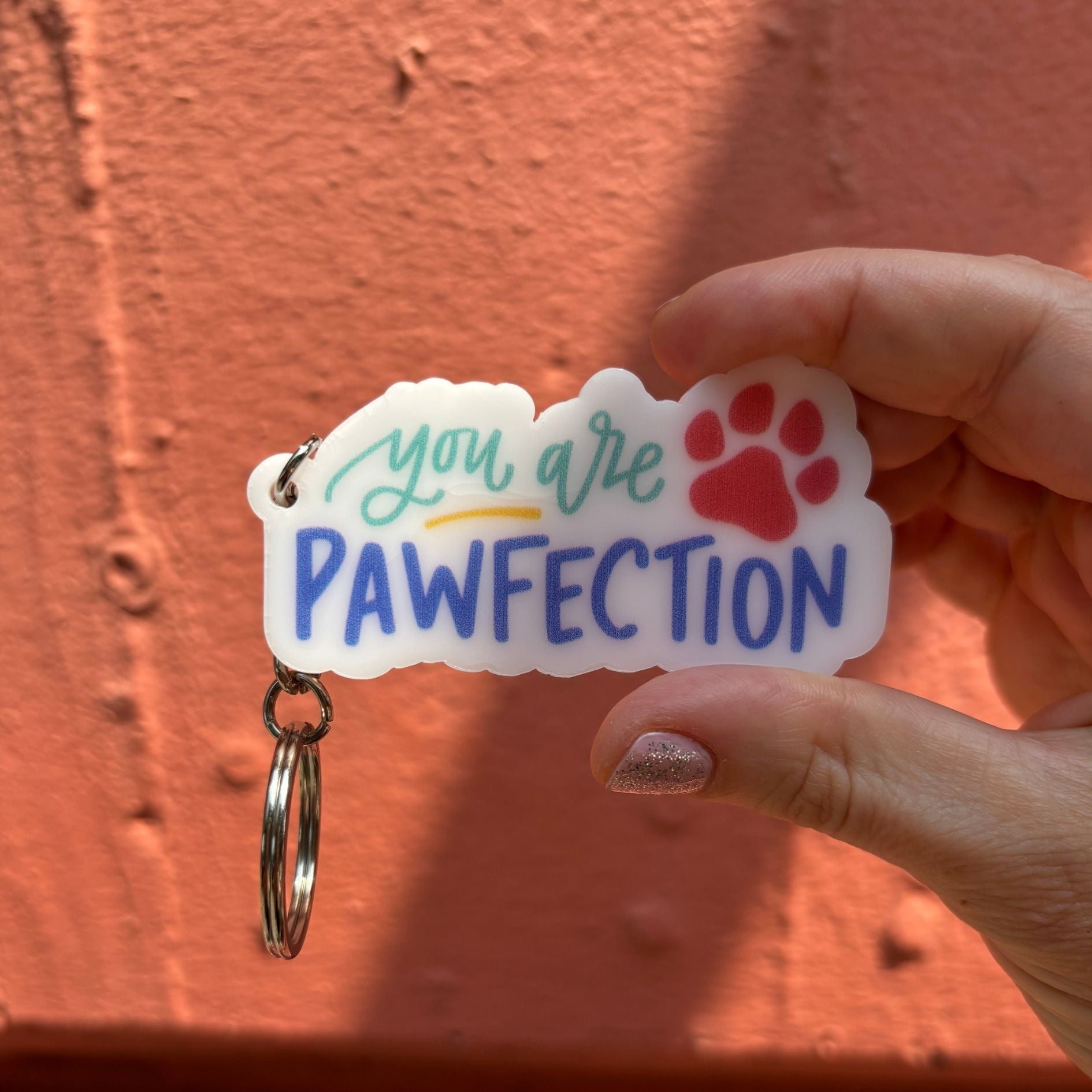 Dog-Themed Acrylic Keychains | 5 Style Options | Rescue Favorite Breed, I Woof You & Puppy Lover
