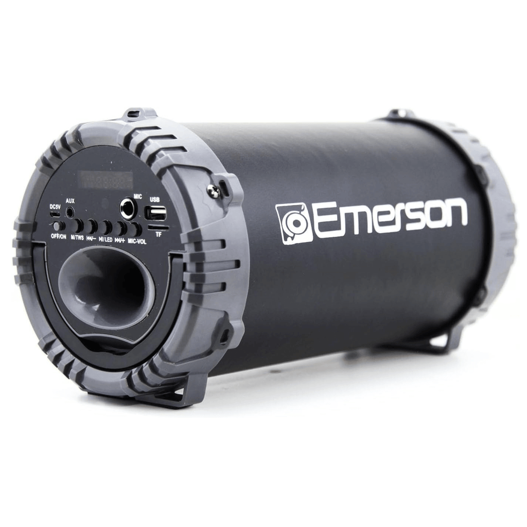 Emerson Portable Bluetooth Speaker with LED Lighting and Carrying Strap