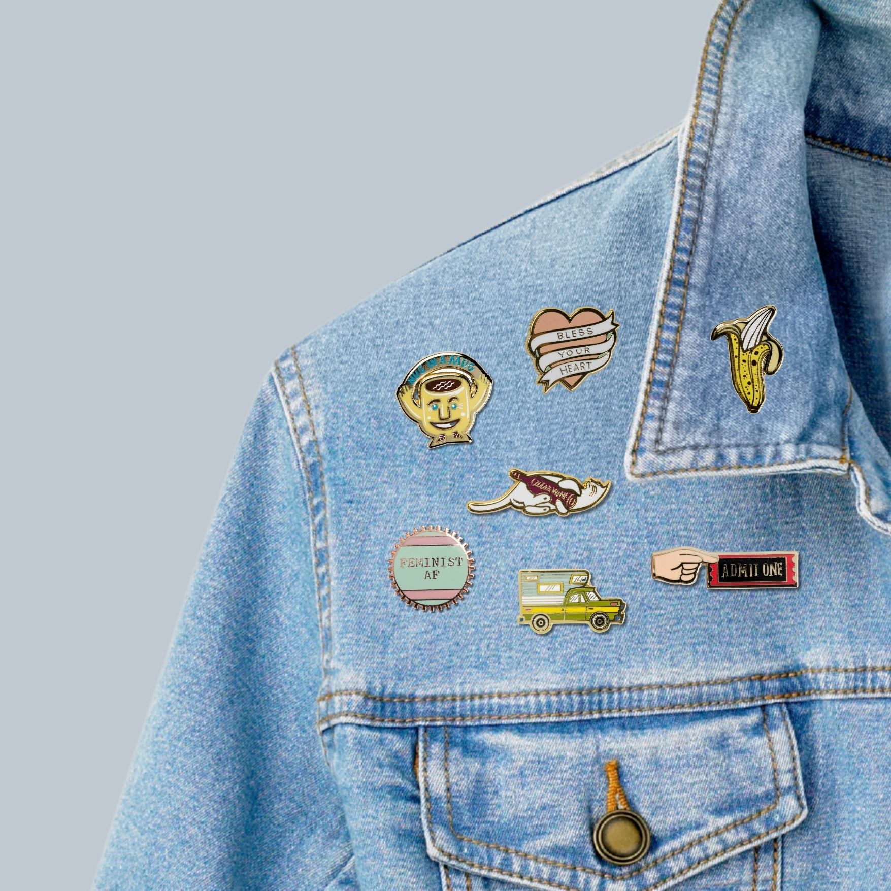 Coffee Is Like A Hug In A Mug Enamel Pin
