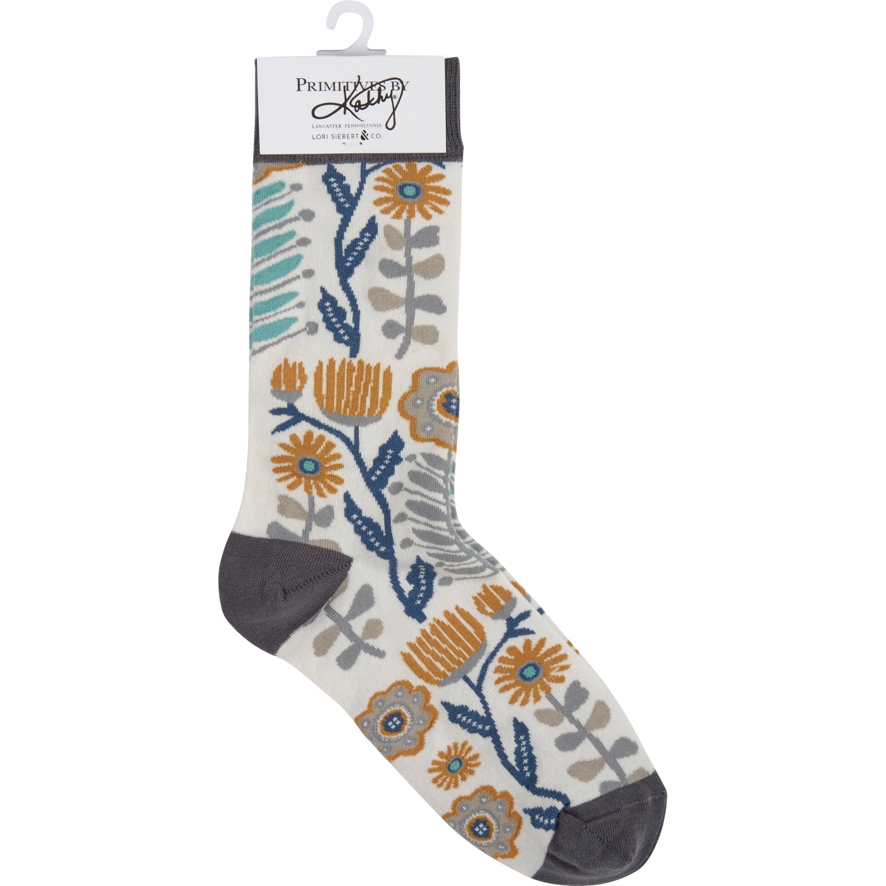 Folk Art Socks and Notebook Bundle