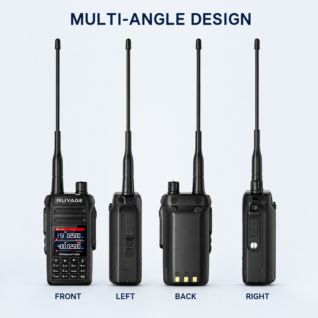 RUYAGE UV5D 10W IP67 Waterproof 6-Band Walkie Talkie