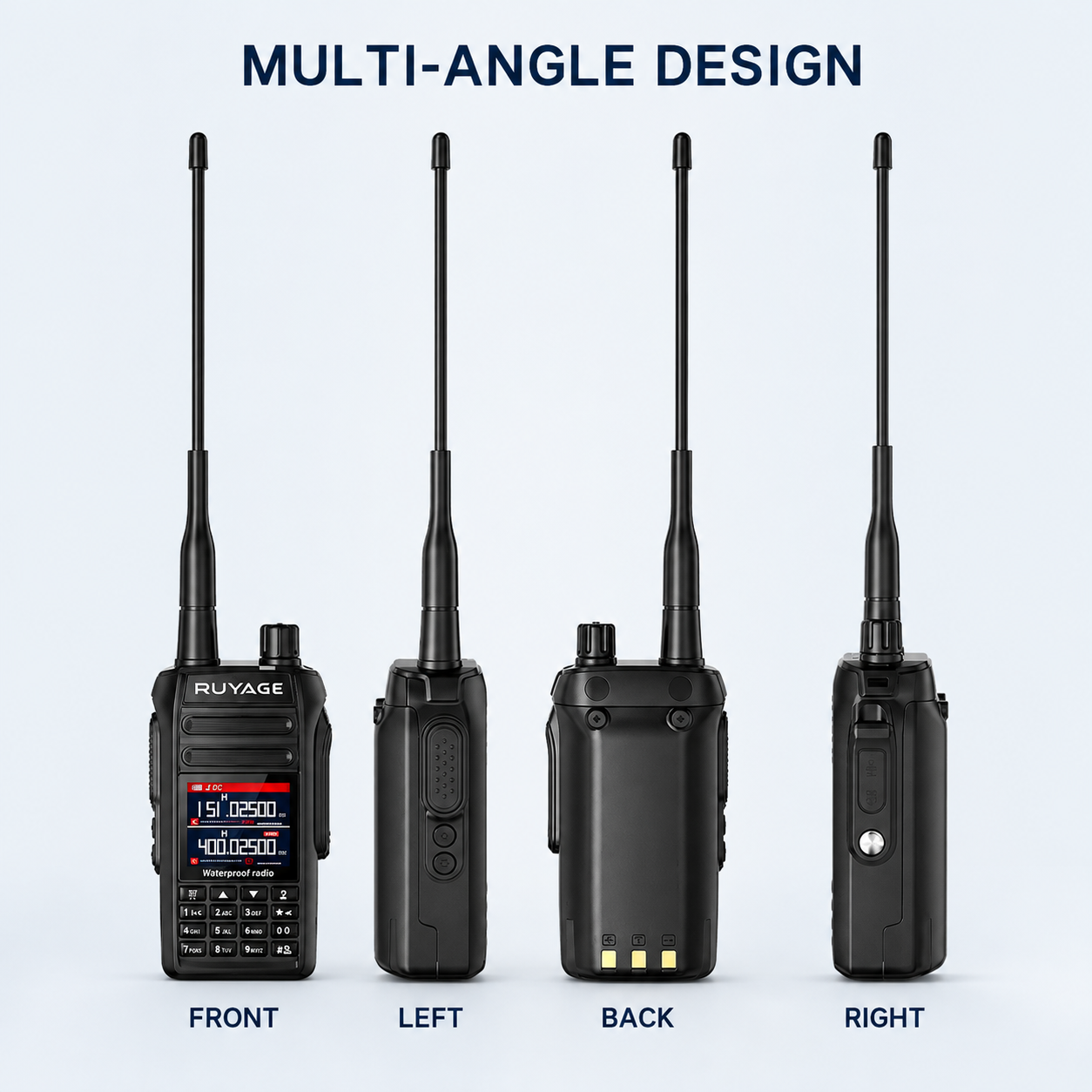 RUYAGE UV5D 10W IP67 Waterproof 6-Band Walkie Talkie