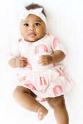 SALE Fun & Flowers 3/4 Sleeve Twirl Bodysuit