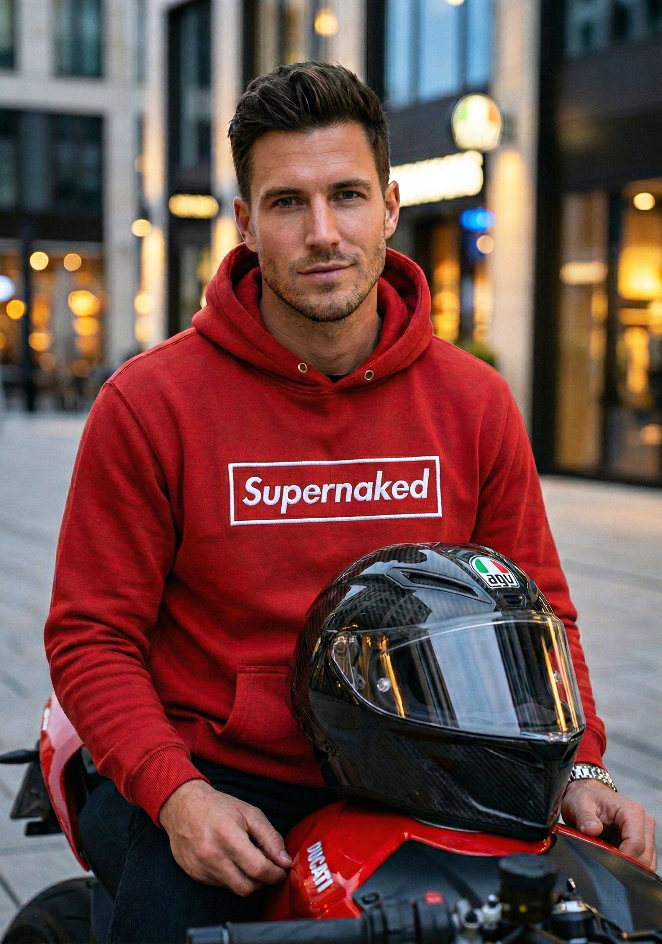 Supernaked Embroidered Hoodie