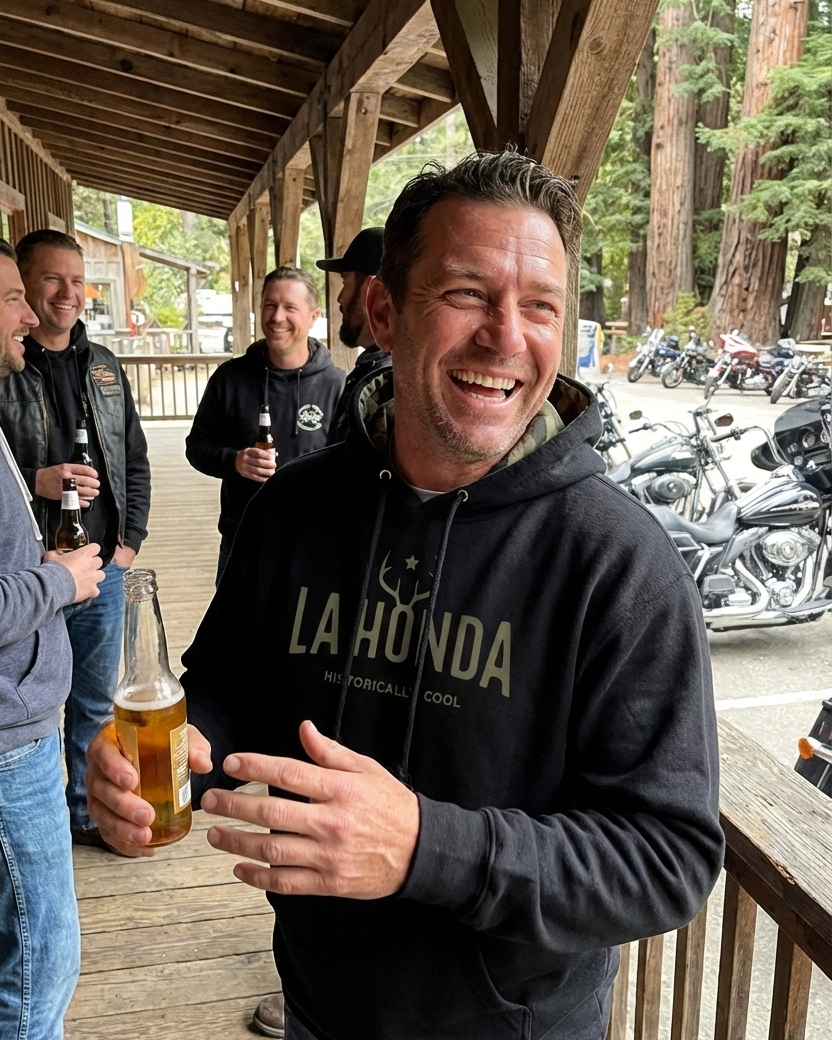 La Honda Camo-Lined Hoodie