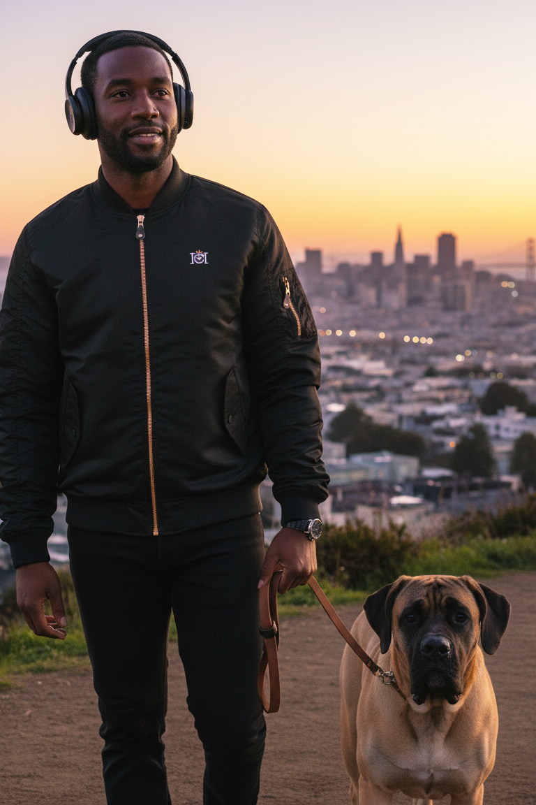 Crown Moto Branded Casual Bomber Jacket