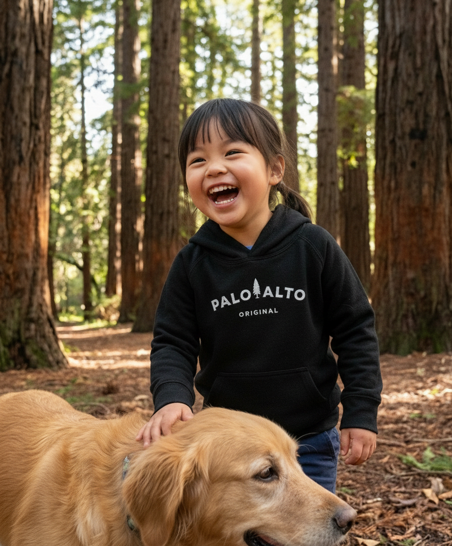 Palo Alto Original Raglan Kid's Hoodie