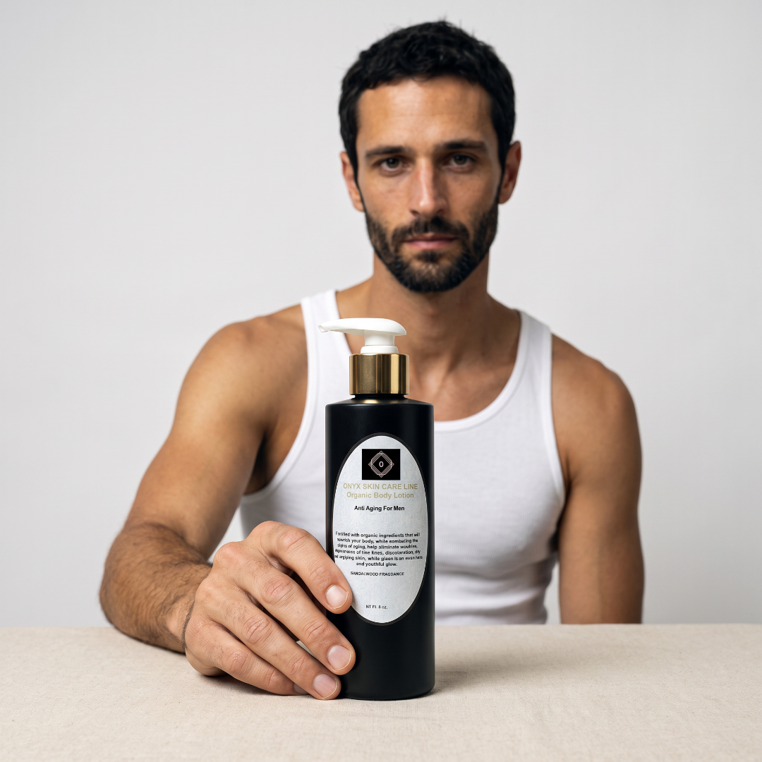 Organic Anti Aging Body Lotion for Men - Six Fragrances