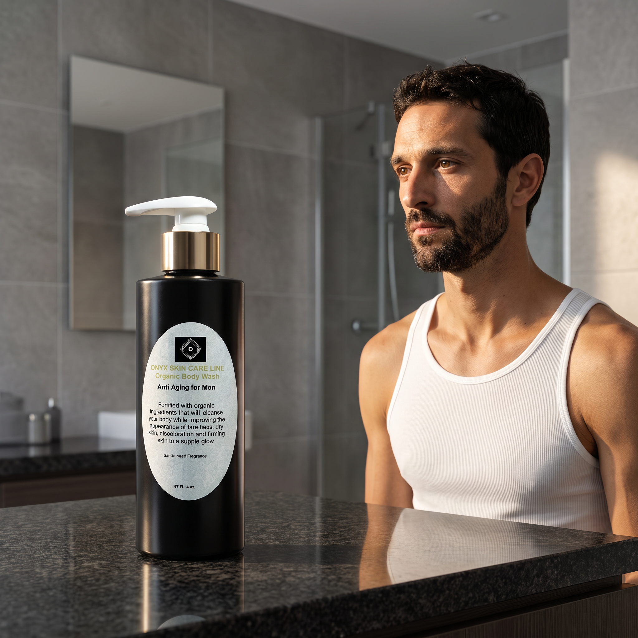 Organic Anti-Aging Body Wash - For MEN - Six Fragrances