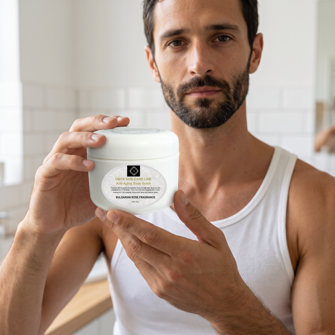 Organic Nourishing Body Scrub - Fragrance Free - For MEN