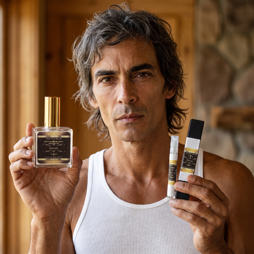 ELEVATE - MEN'S ORGANIC FRAGRANCE SPRAY BOTTLE