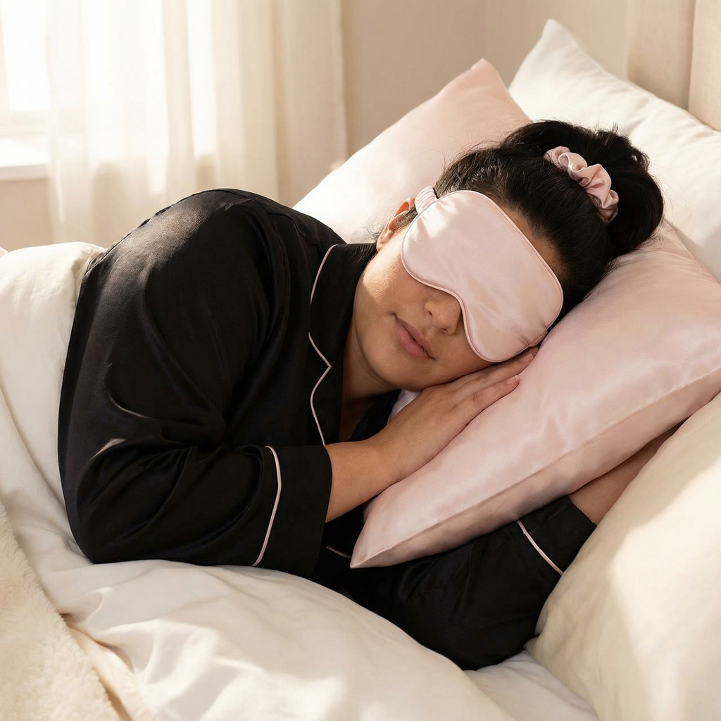 Satin Sleep Sets and Pillowcases for Skin and Hair Care | Spa Gift