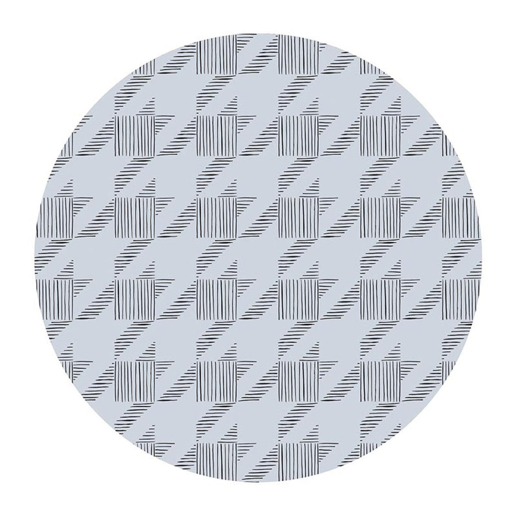 Houndstooth & Flower Ceramic Coaster Set of 4