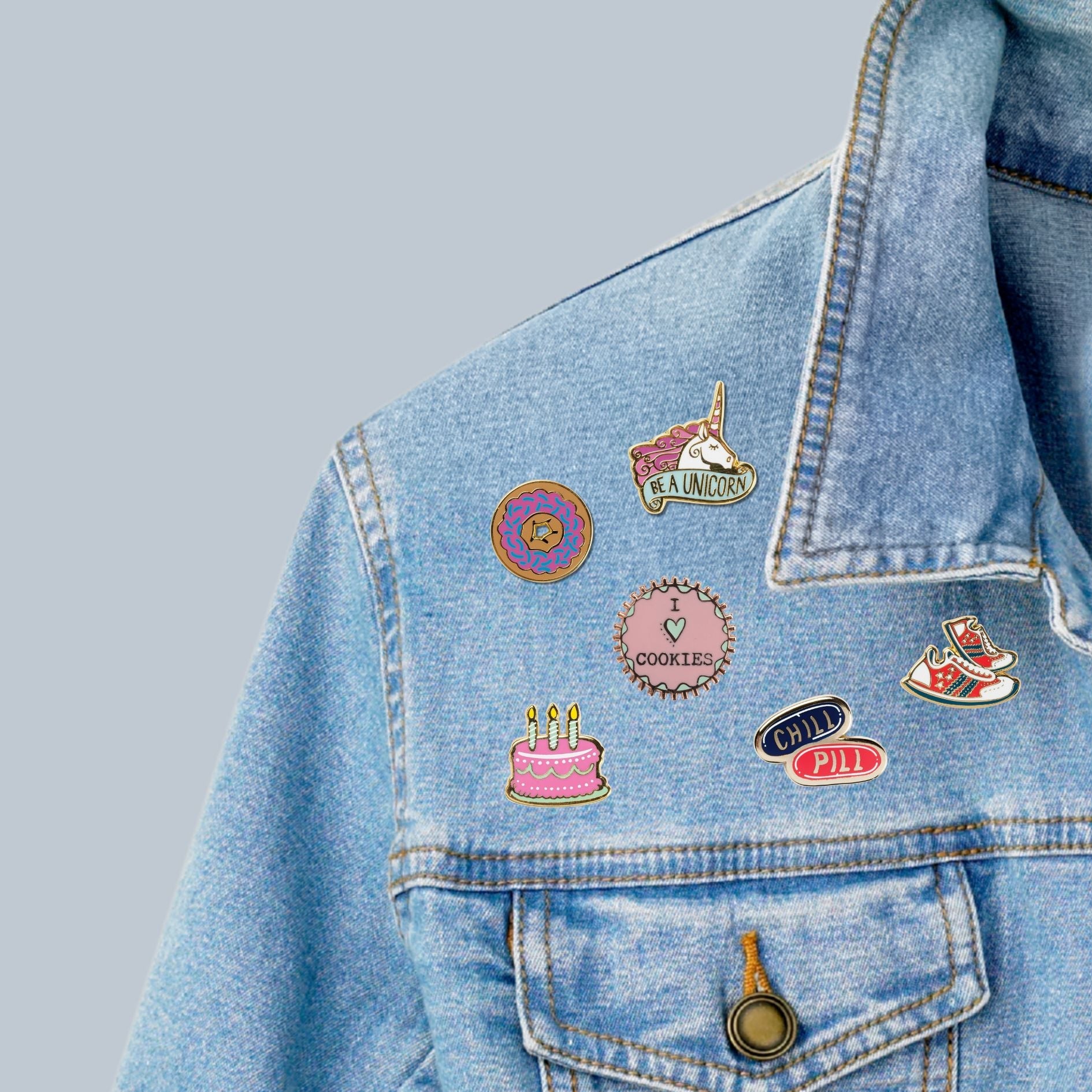 Take A Chill Pill Enamel Pin on Gift Card