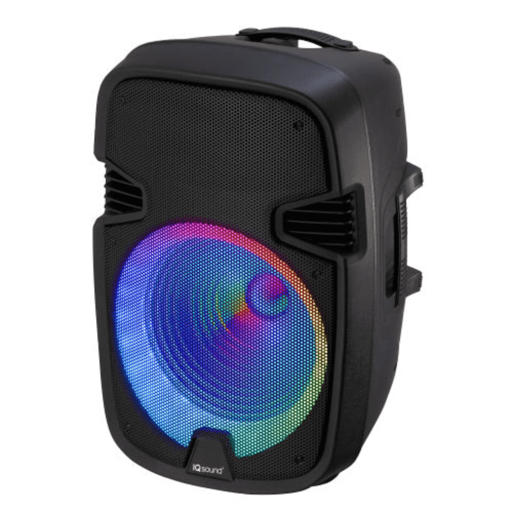 IQ Sound 15" Portable Bluetooth Speaker with True Wireless Stereo & Mic