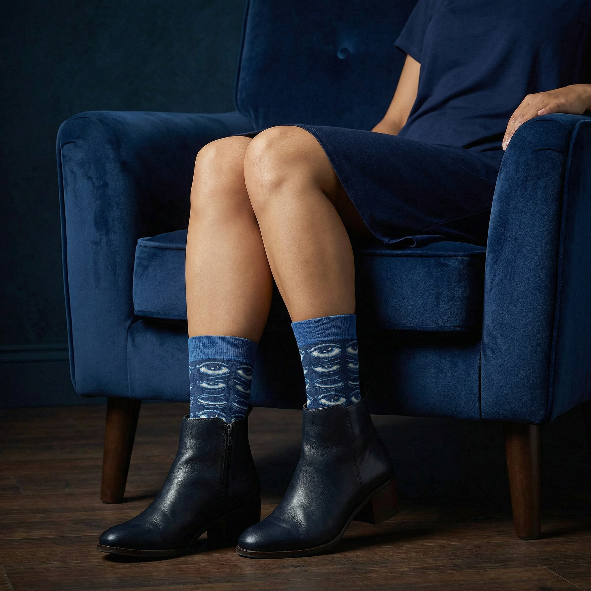 I'm Not Sleeping I'm Resting My Eyes Socks | Sleepy Tired Eyes Novelty Socks
