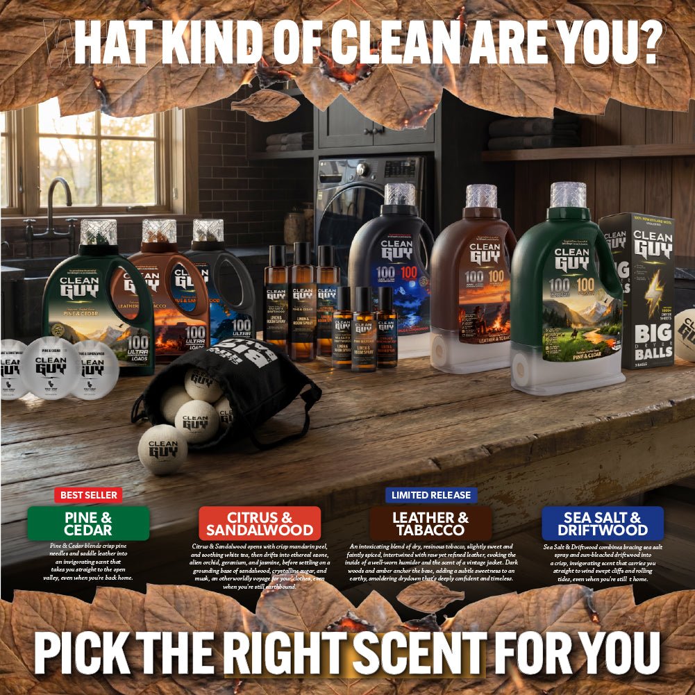Heavy Duty Premium Laundry Detergent (100 Loads) -  LEATHER & TOBACCO