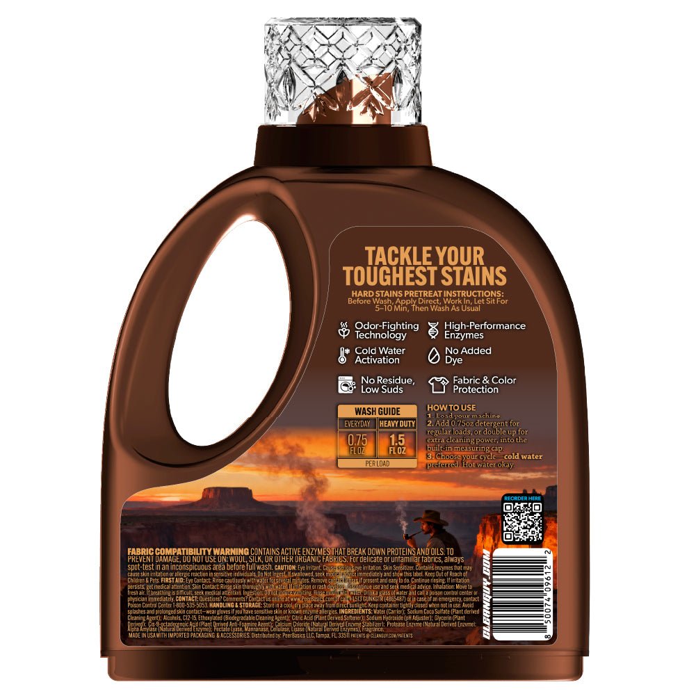 Heavy Duty Premium Laundry Detergent (100 Loads) -  LEATHER & TOBACCO