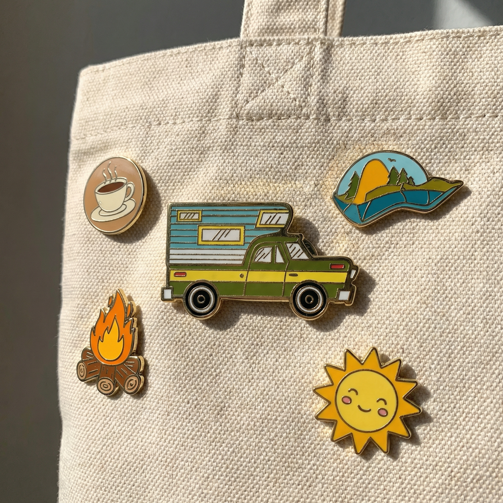 Life Is Better When Camping Enamel Pin