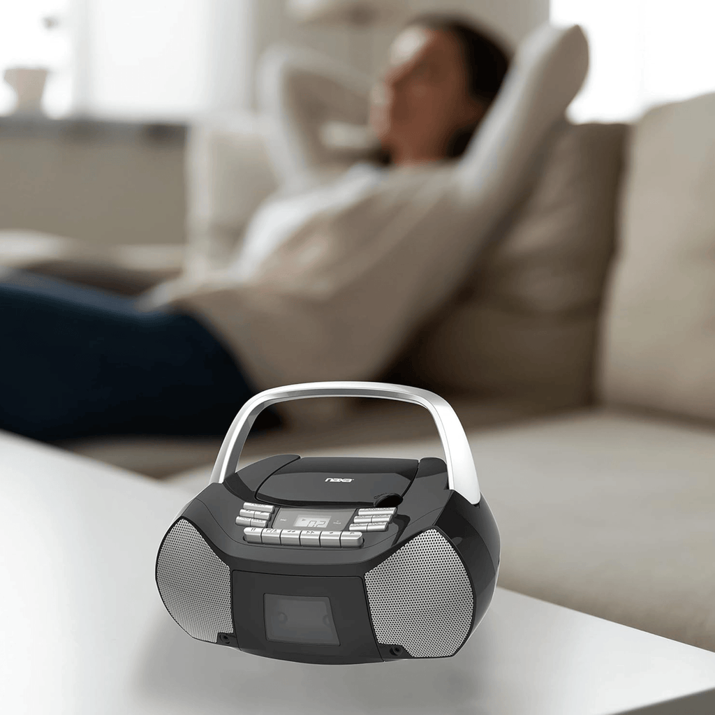 Naxa Portable CD & Cassette Boombox