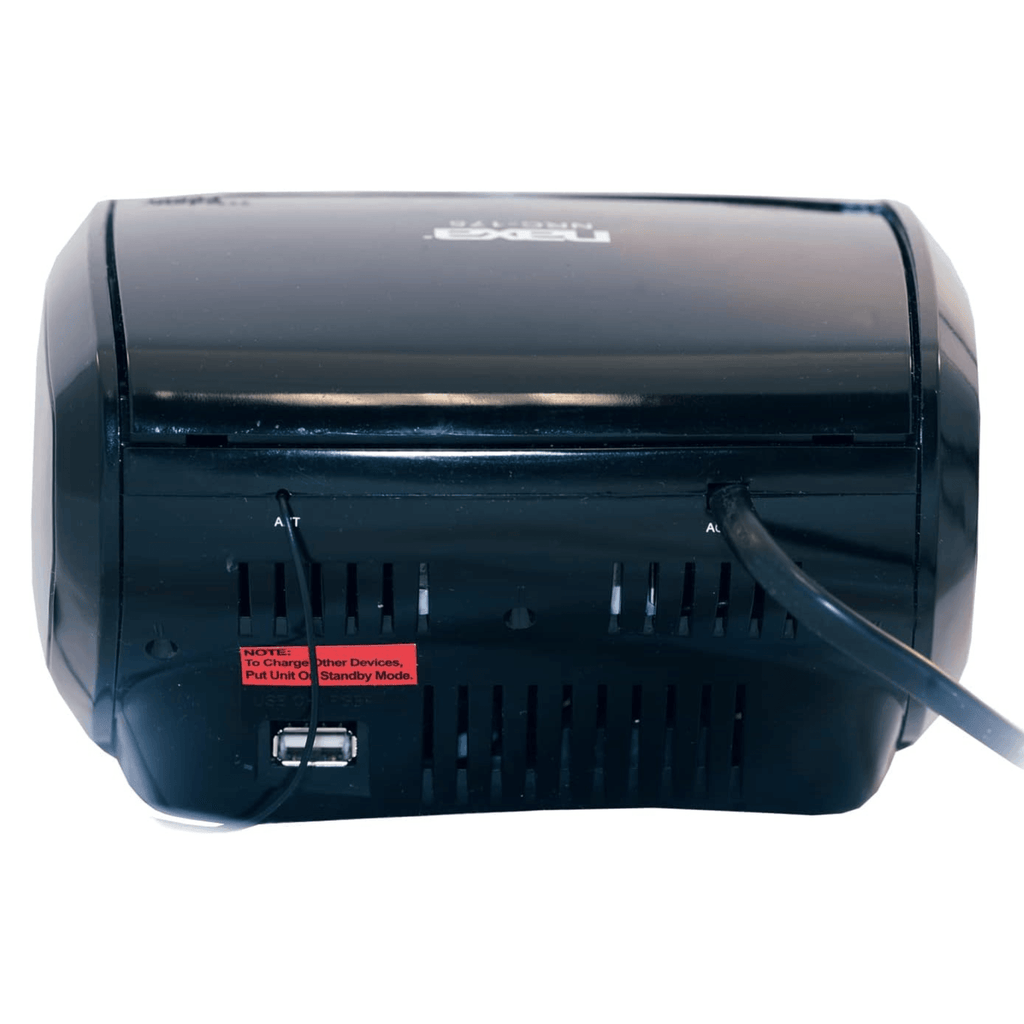 Naxa Dual Alarm Clock Radio with CD Player and USB Charge Port