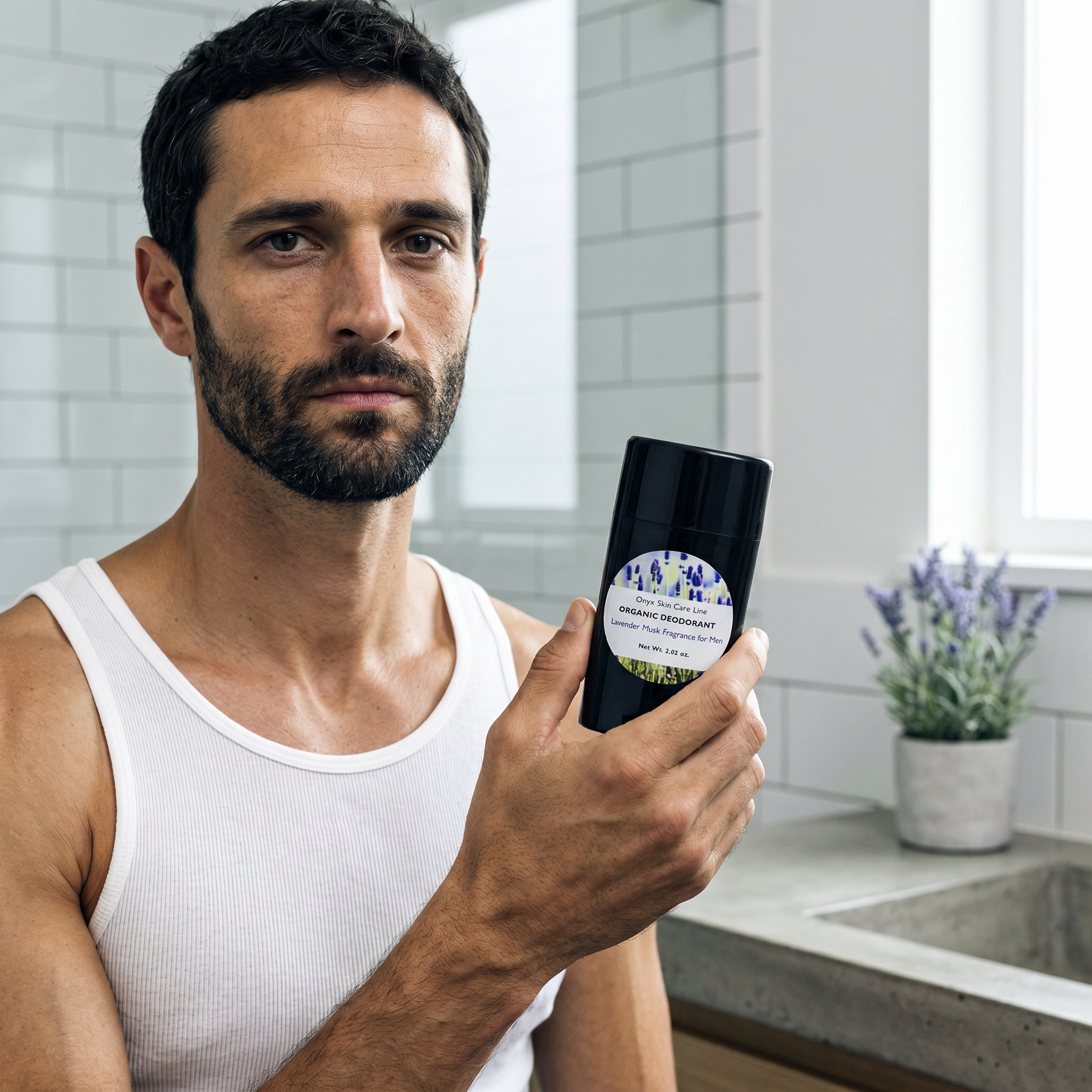 ORGANIC DEODORANT- LAVENDER FRAGRANCE - FOR MEN
