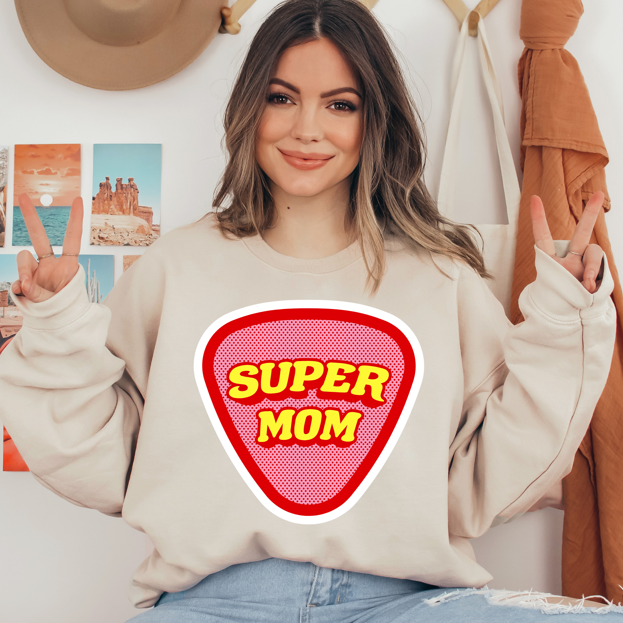 Super Mom Ready To Press DTF Transfers, DTF Hot Peel
