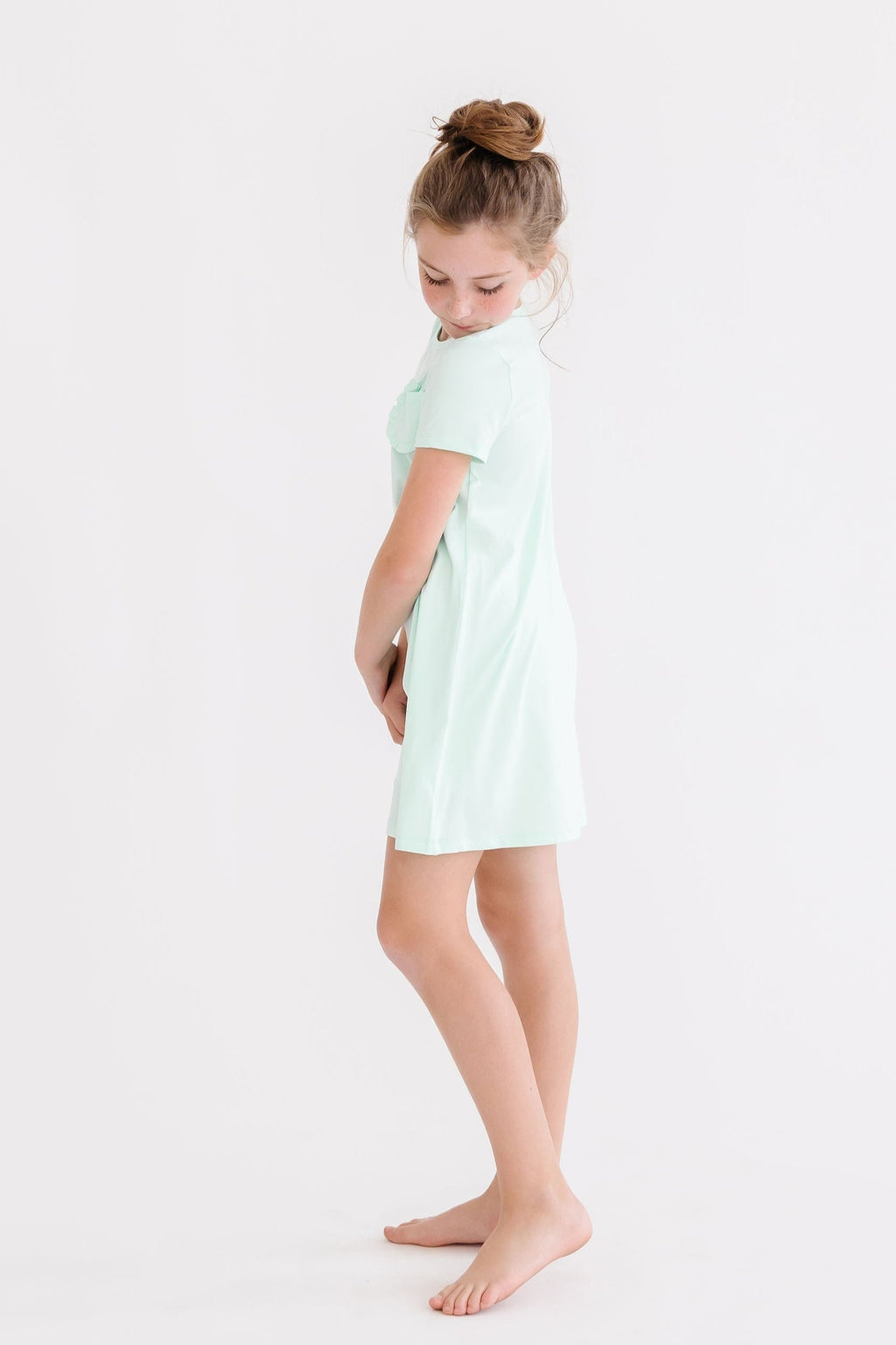 SALE Pastel Green T-Shirt Dress