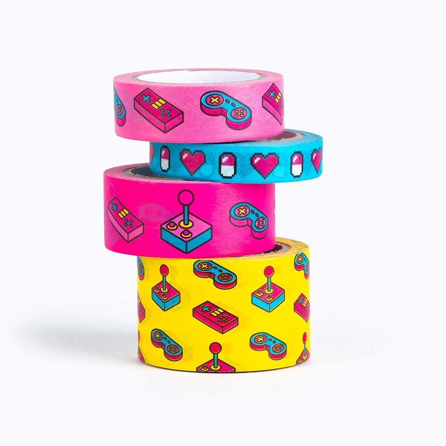 Power Up Decorative Washi Tape in Set of 4 | 90's Y2K Retro