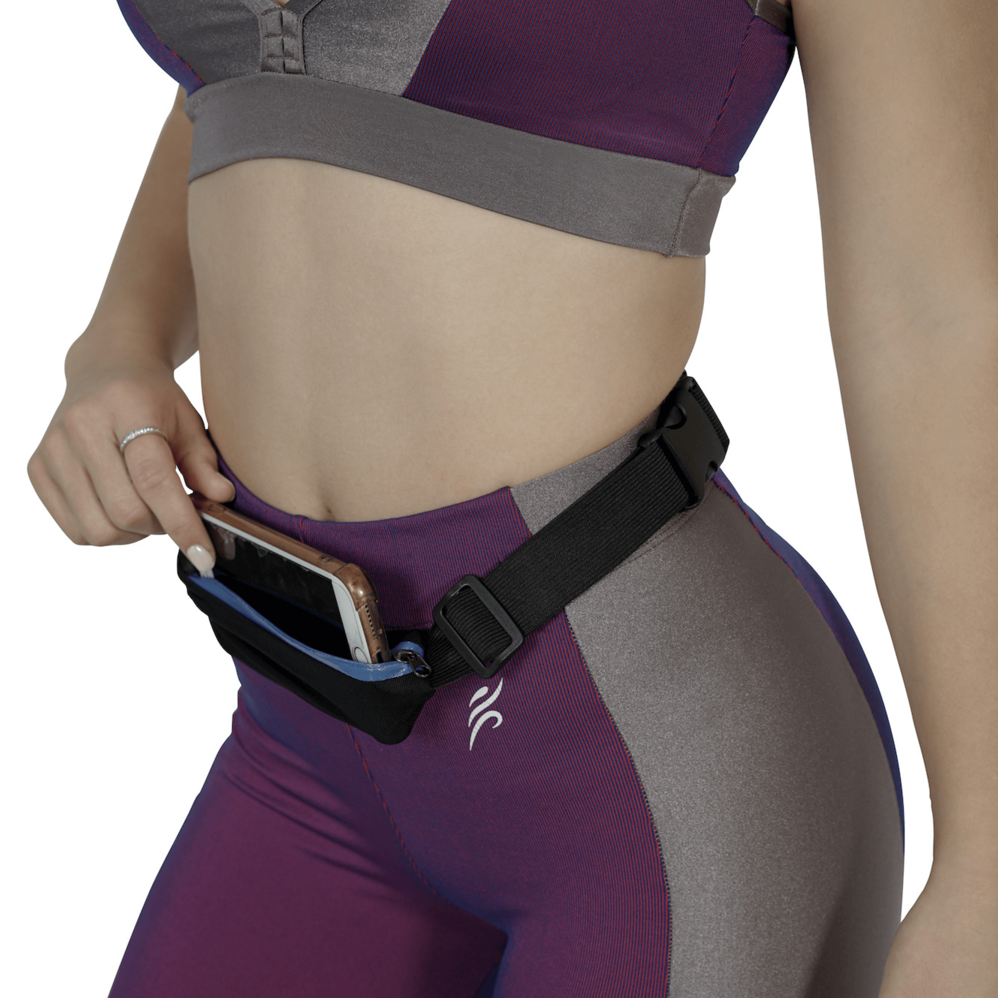 JupiterGear Dual Pocket Running Belt Sports and Travel Fanny Pack for Jogging, Cycling and Outdoors