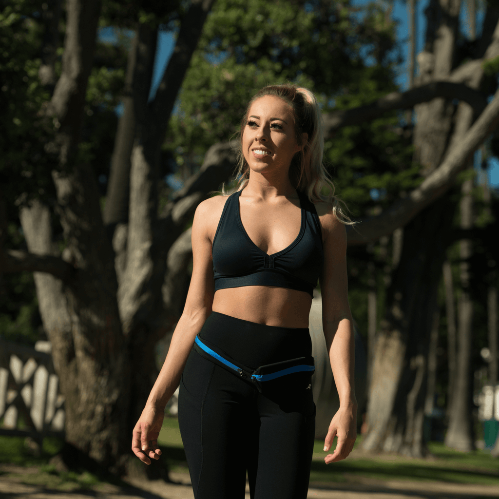 JupiterGear Dual Pocket Running Belt Sports and Travel Fanny Pack for Jogging, Cycling and Outdoors