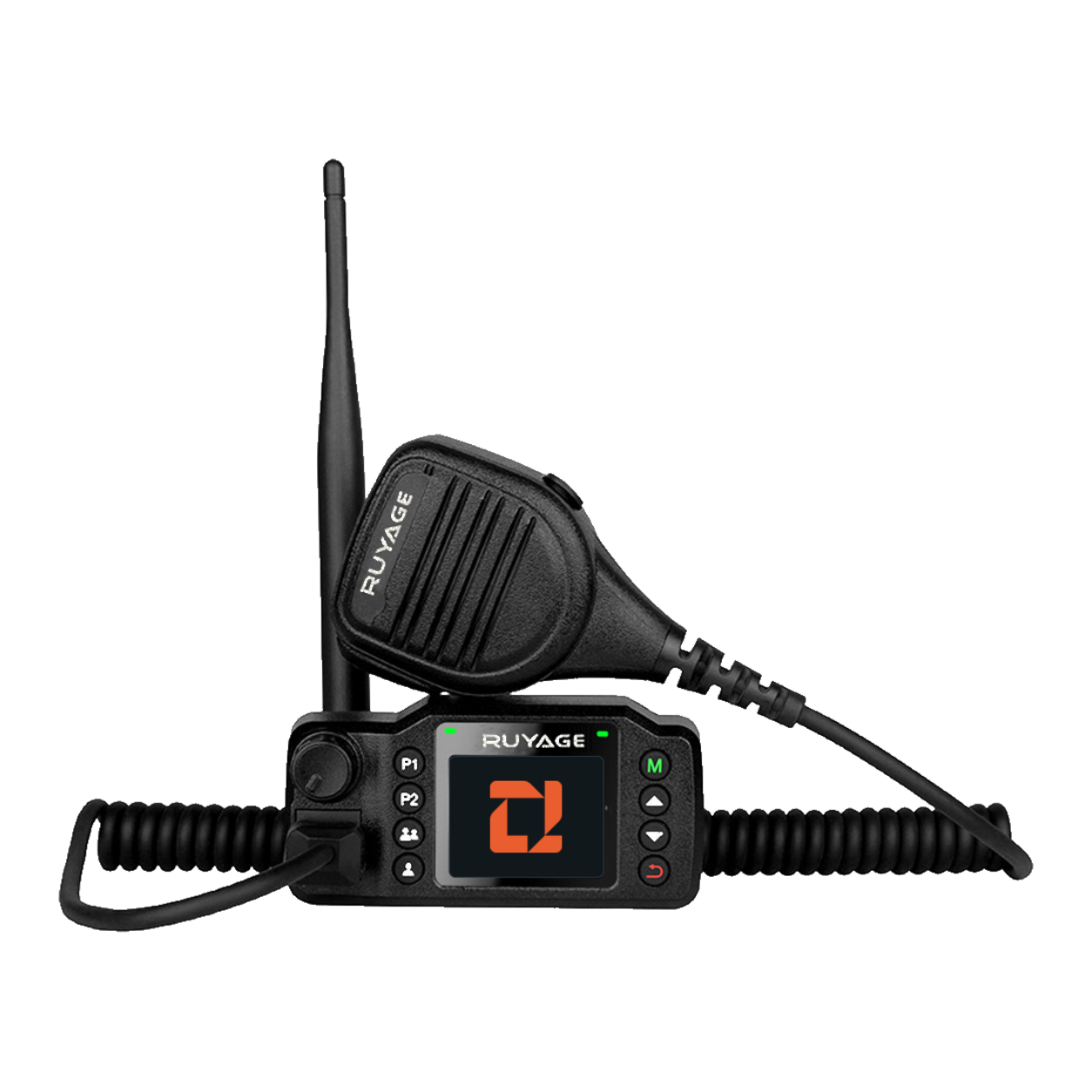 RUYAGE CT98 Zello-Compatible 4G LTE Vehicle Radio with PTT Microphone