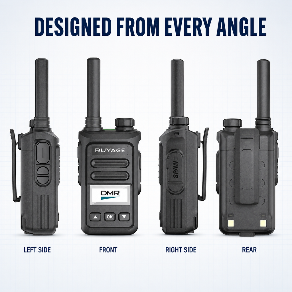 RUYAGE DP20 UHF DMR Digital Two-Way Radio – Motorola Compatible