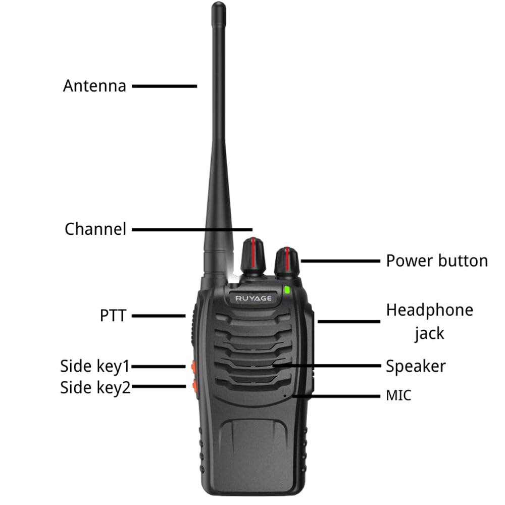 RUYAGE 888S UHF Walkie Talkies 2 Pack