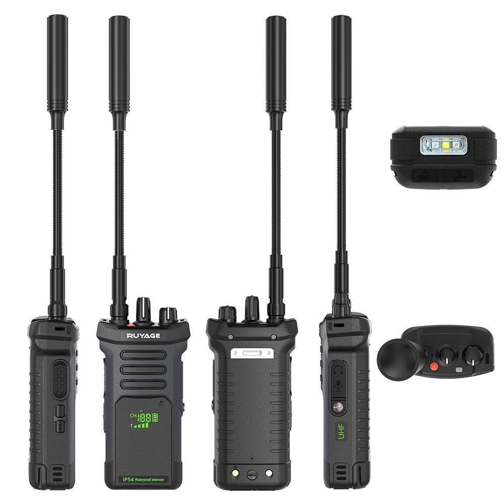 RUYAGE RT10 20W UHF Long-Range Analog Walkie Talkie