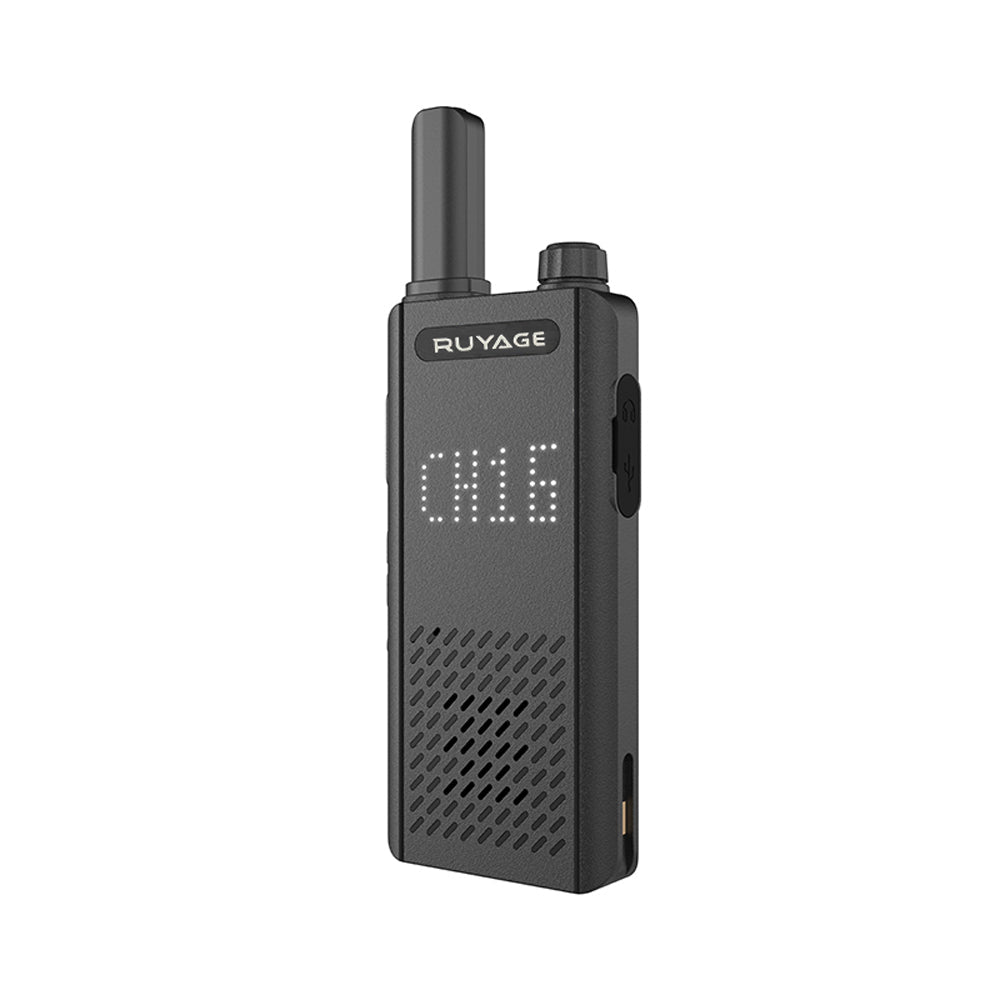 RUYAGE RY18 Ultra-Thin UHF Analog Walkie Talkie – One-Key Pairing