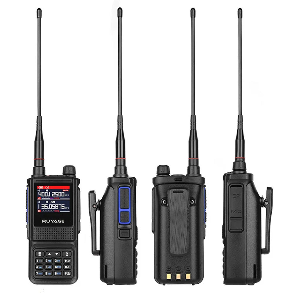RUYAGE UV1D 5W 6-Band VHF/UHF Analog Walkie Talkie